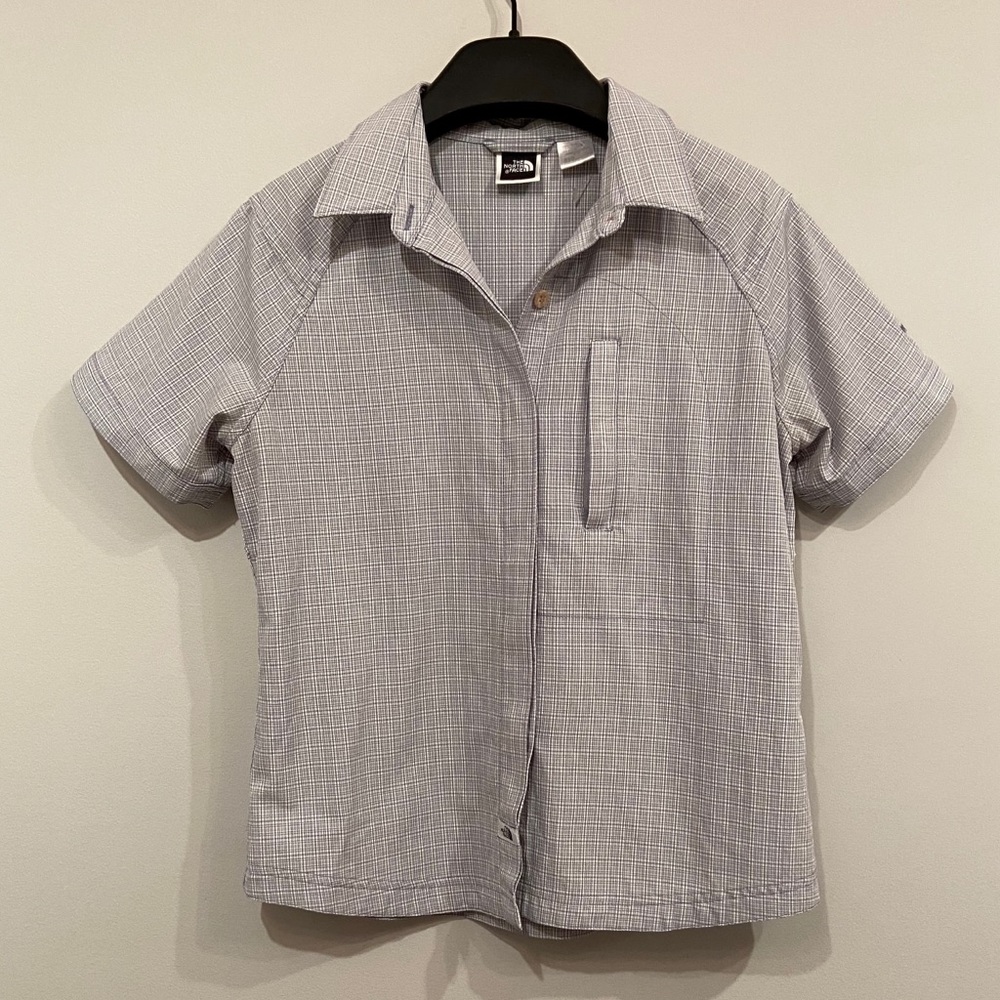 NORTH FACE Striped Collar Golf T